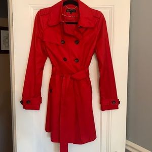 INC Mid Length Belted Trench Coat